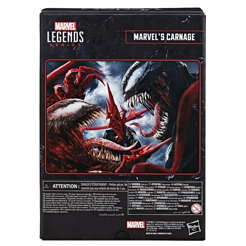 In Stock Marvel Legends Carnage Venom Villain 6 Inch Action Figure Movie Peripheral Anime Model Doll Desktop Collectible Toys