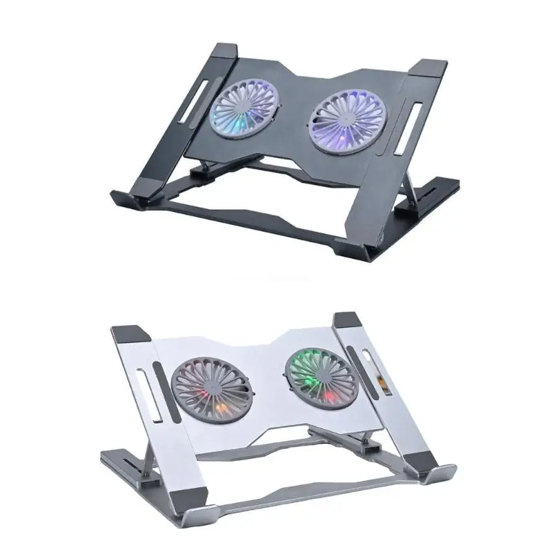 Gaming Laptop Cooling Bracket With Aluminum Alloy Frame and Quiet Operations Dropship