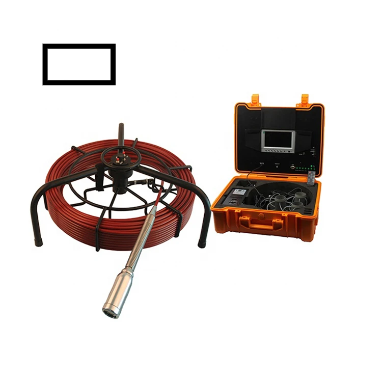 W3-CMP3588B-60SY Professional Custom Witson Waterproof Self-leveling Inspection Camera with 60m Fiberglass Cable