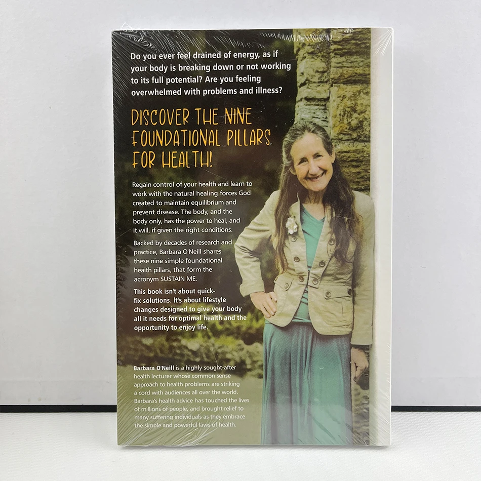 2025 Venda quente Mantém os 9 pilares de fonmação para guia de saúde Livro Um manual de remédios naturais em inglês Brochura