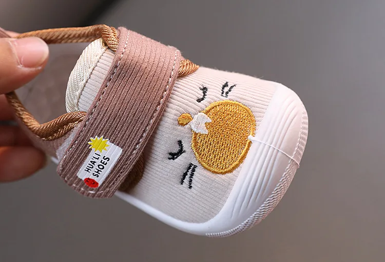2026 Mit Geräusch Baby-Schuhe Frühling Herbst Kleinkind-Laufschuhe Neugeborenen-Lauflernschuhe für Jungen und Mädchen Rosa, Braun – Detail 13
