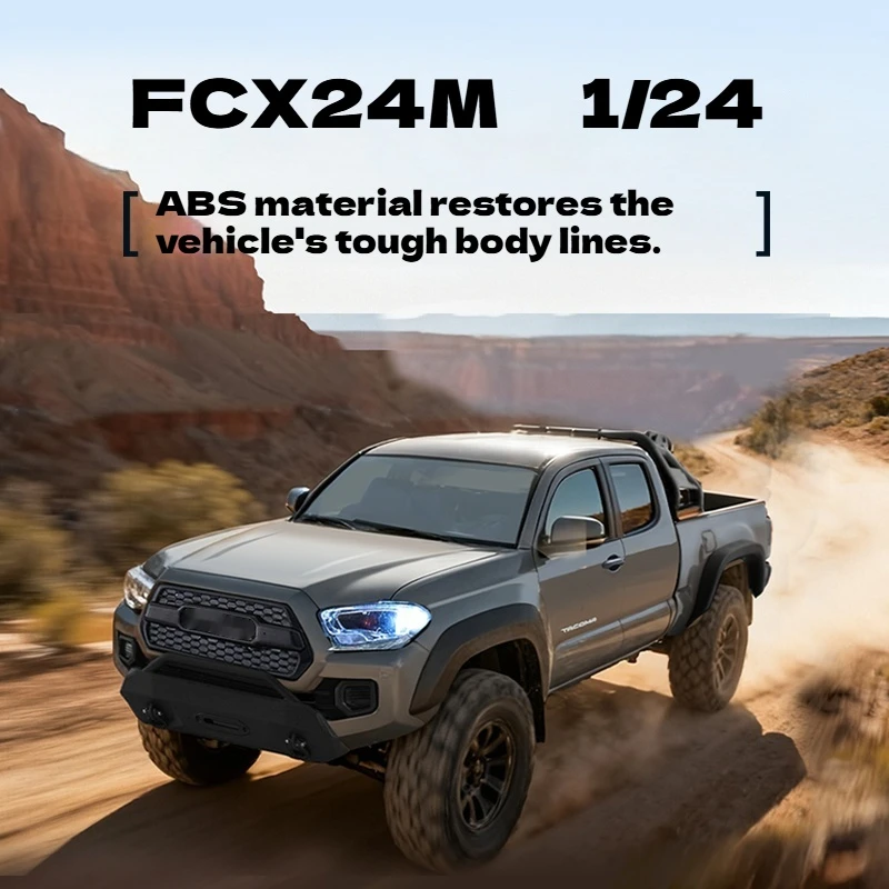 รถบังคับวิทยุ Fms New 1/24 Fms Fcx24m แชสซีจำลอง รถปีนเขาบังคับวิทยุ รถออฟโรดบังคับวิทยุ ของเล่นบังคับวิทยุสำหรับเด็กผู้ชาย