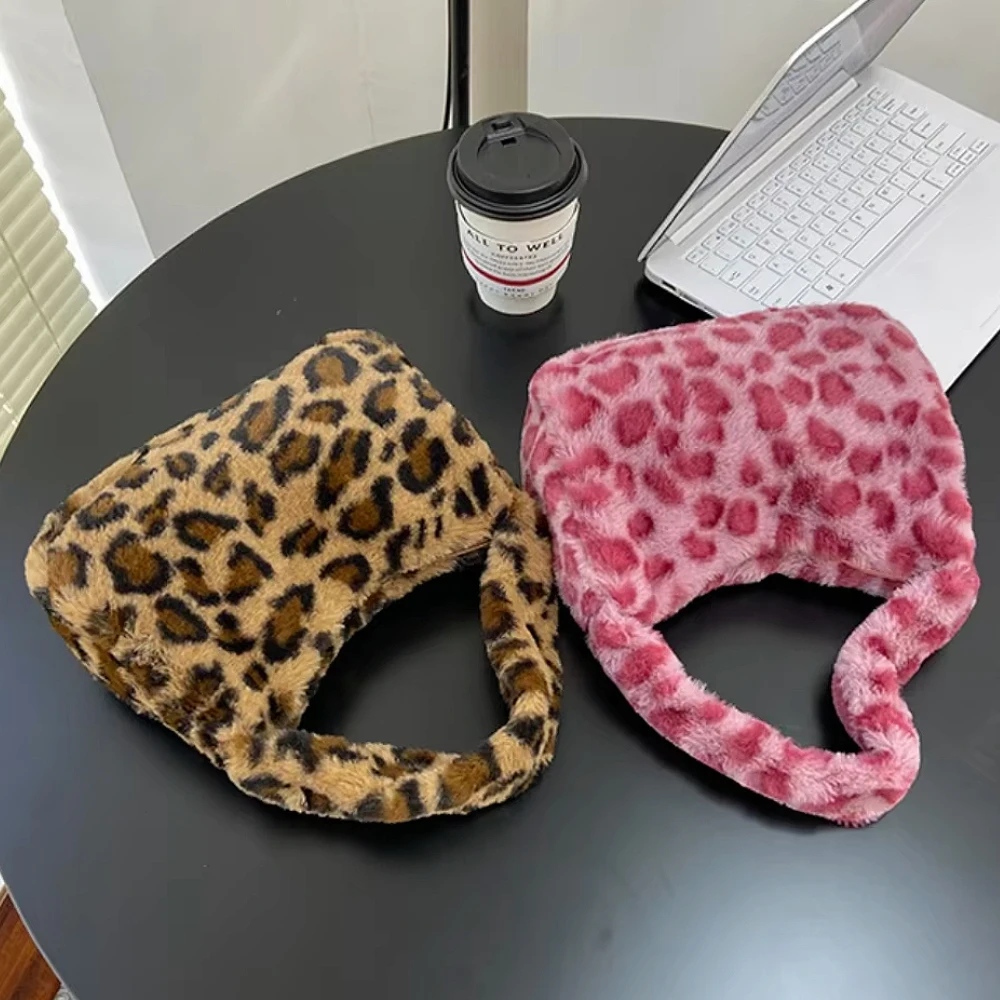 Kawaii Plush Handbag Soft Stuffed Commuter Tote Portable Plush Bag Satchel Backpack Christmas Gift For Friends