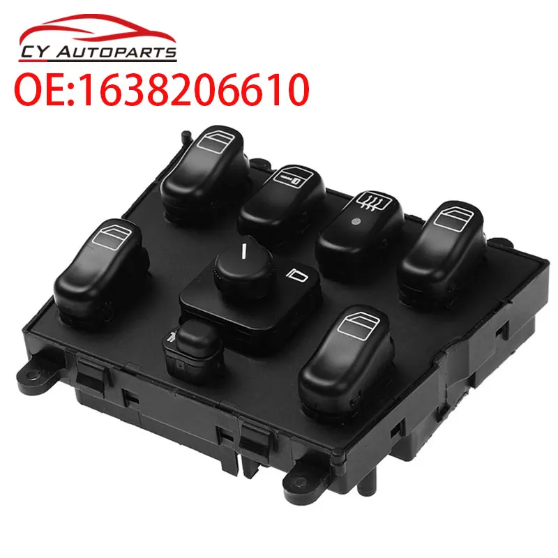 

Новый переключатель стеклоподъемника Master Power для Mercedes-Benz ML320 W163 ML400 ML430 ML500 1998-2005 1638206610 A1638206610