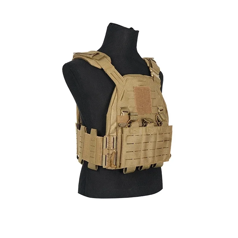 1000D Nylon Quick Release Laser-Cutting Modular Vest Paintball Training Tactical Vest for Hunting  Accessories