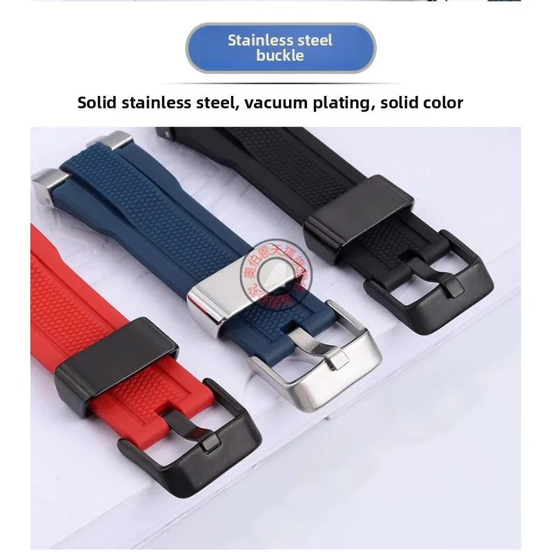 تعديل سيليكون المطاط حزام الساعات ل كاسيو G-SHOCK 5544 MTG-B1000 MTG-G1000 دائم الفولاذ المقاوم للصدأ حزام ساعة اليد سوار