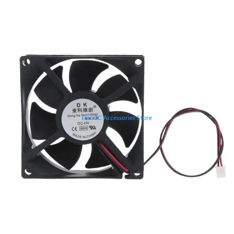 Y51A 80x25mm CPU Cooling Fan 5V 12V 24V 2pin Silent Fan CPU Cooler Chassis Radiator