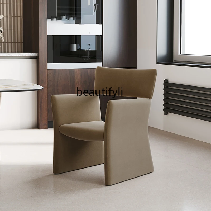 

Sales Office Reception Dining Chair Dining Room Light Luxury Living Room Home Leisure Coffee Chair