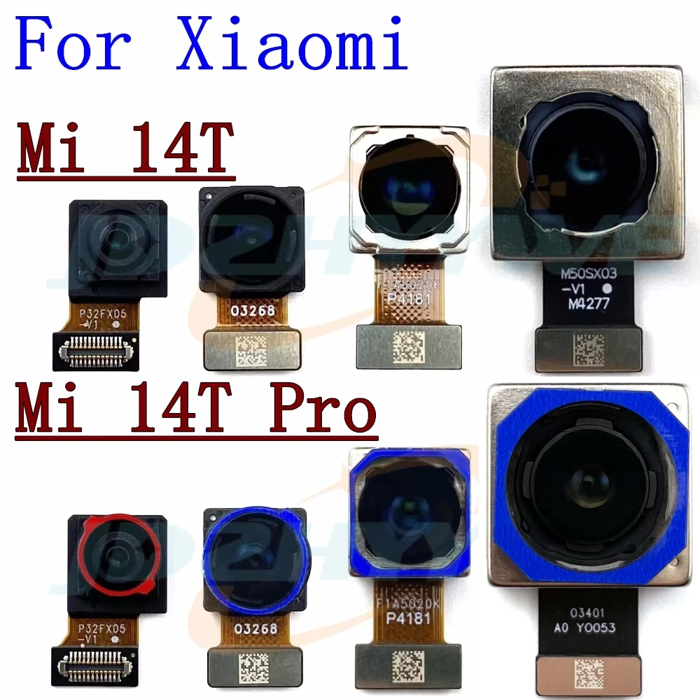 Front Back Camera For Xiaomi Mi 14T Pro 14TPro Frontal Selfie Wide Angle Backside Facing Main Rear Camera Flex Cable