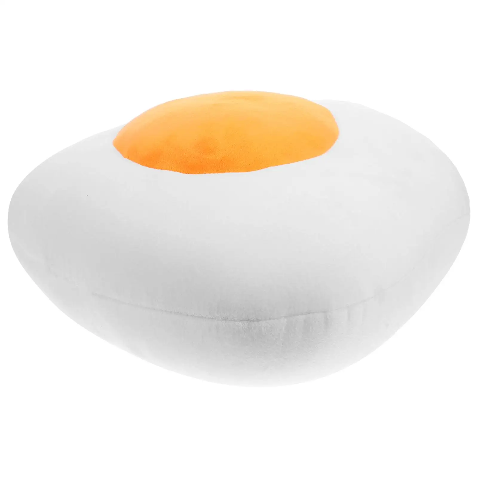 

Poached Egg Pillow Cute Decorative Miniature Orange Throw Pillows for Bed Sofa Holiday Gifts Desk Bookshelf Car Bedroom