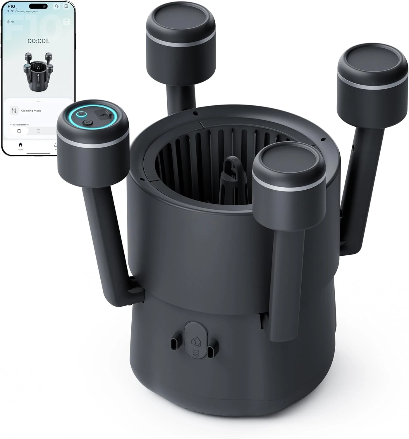 

F10 Robotic Surface Skimmer, Pool Cleaner with Powerful Suction, Dual Motor, 5L Filter,Dual Cleaning Modes,Smart App Control,New