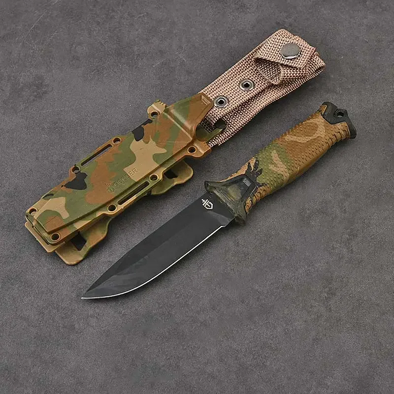 GB 1500 Outdoor Survival Knife Portable Camping Pocket Knife Military Tactical Knives Bushcraft Survival Hunting EDC Knives