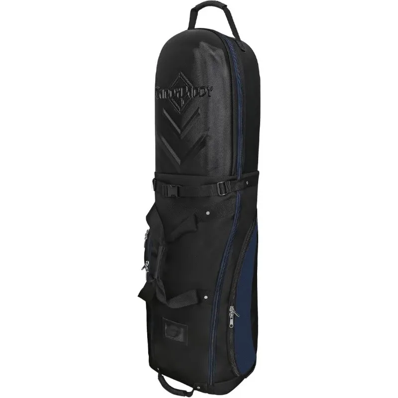 

CaddyDaddy Enforcer Golf Travel Bag Soft-Sided Cover with Hard Top Protection, Wheels & Lockable X-Large Zippers