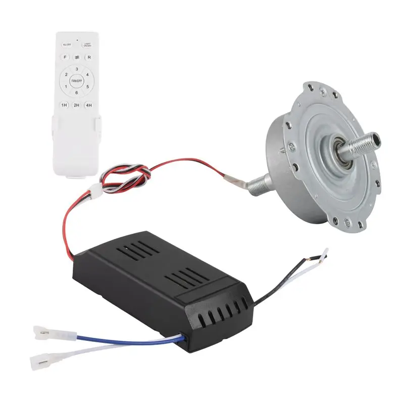 [EYEL!NEW!】 Replacement Remote Control Kit For Universal Ceiling Fans DC24V 30W 6-Speed Timing Function Includes 7508 Motor