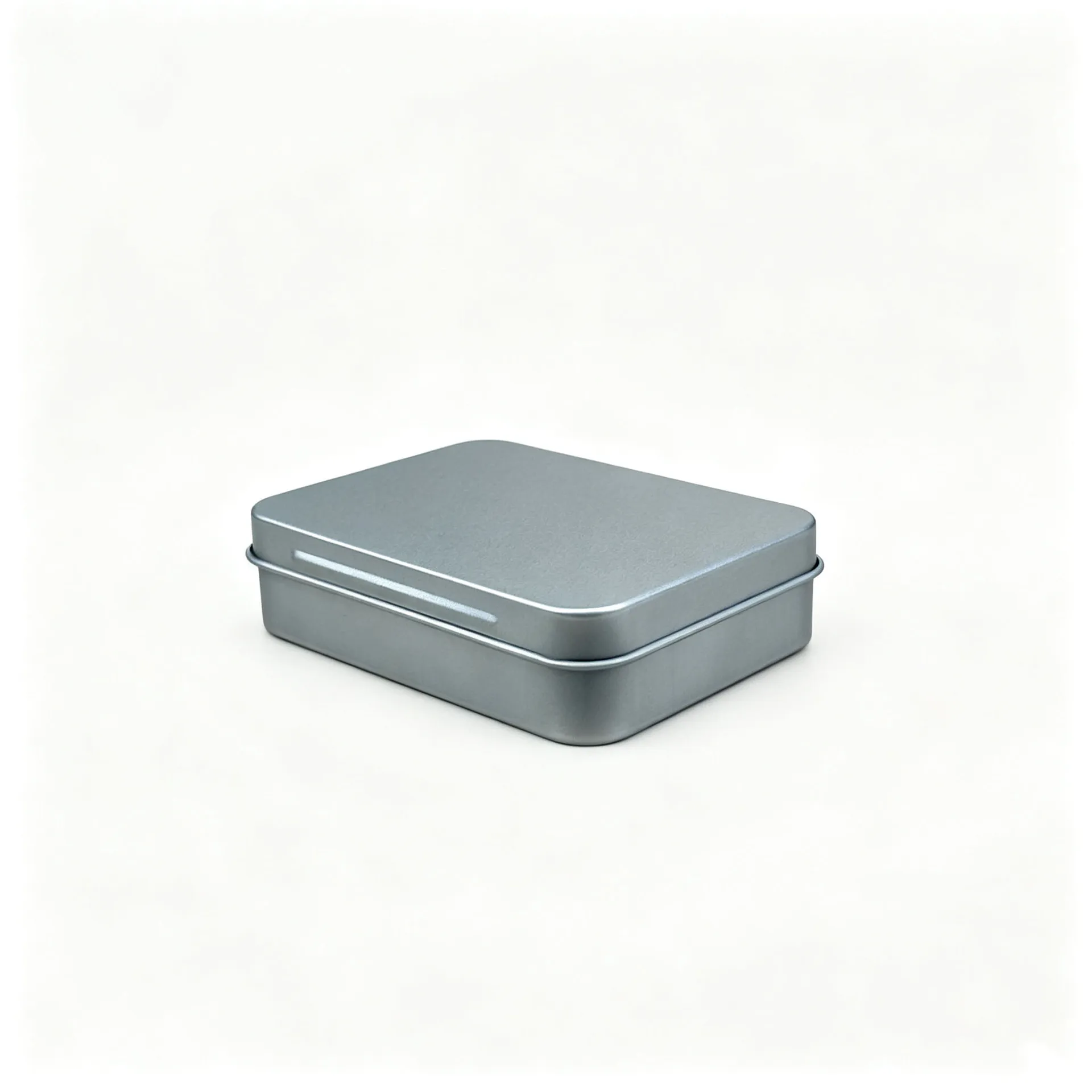 5PC Rectangular Flip Tinplate Hair Clip Storage Box Portable Beauty Tools Box Small Candy Packaging Box Hinged Metal Containers