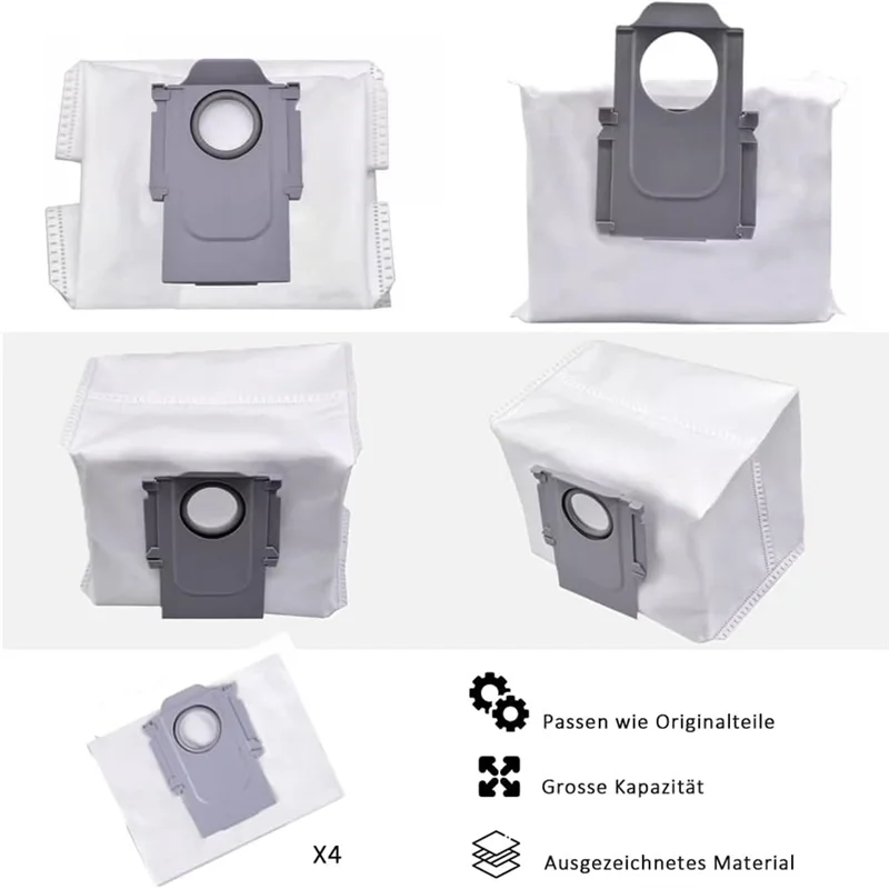 Juego de accesorios para aspiradora Roborock S8 Pro Ultra, 1 sistema de cepillo doble, modelo de cepillos principales