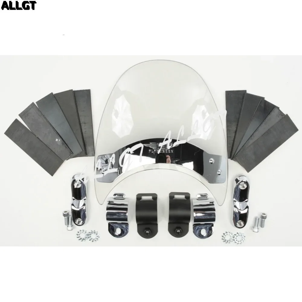 

Car Flyscreen Windshield Softail Breakout For Harley-Davidson Street Rod 2006 & for Softail Breakout 2013-2014 2015 2016 2017