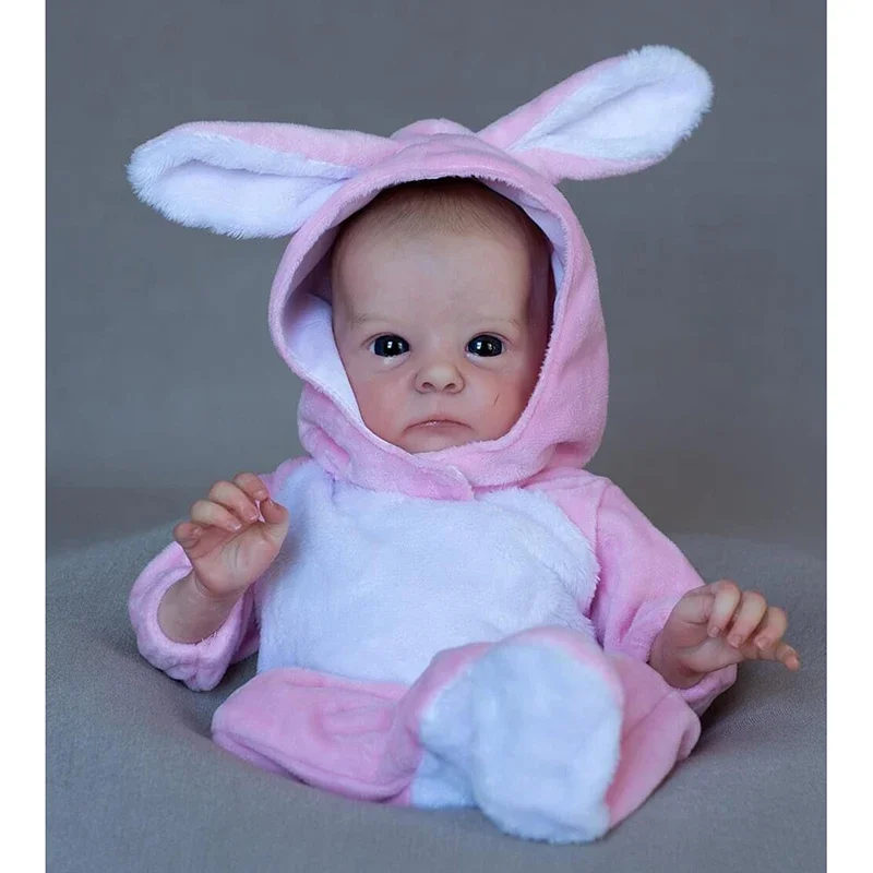 

16 Inch/40cm Lifelike Reborn Baby Doll - 3D Hand Painted Cute Newborn Doll Gift Birthday Gift Christmas Gift