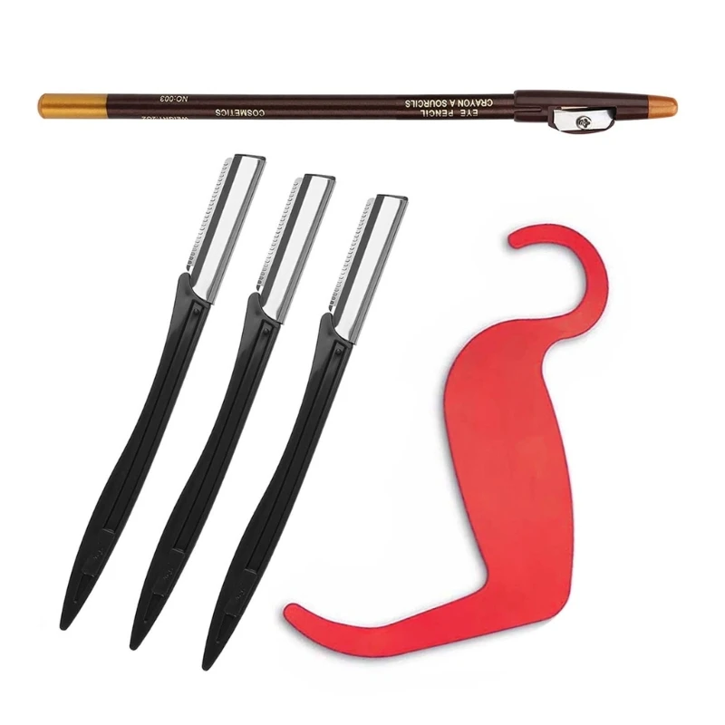 Q1QD Stencil Eyebrow Shaper Upgrade Your Routine with this Makeup Model Set for Women