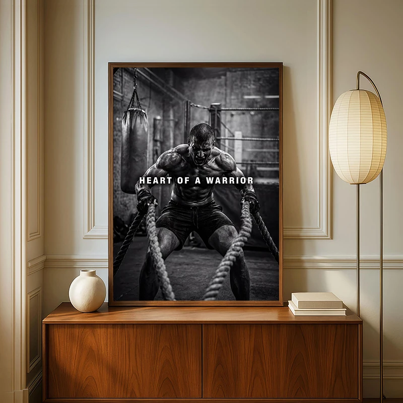 Motivational Quotes Success Bodybuilding GYM Mindset Poster Canvas Painting Print Black White Wall Art Living Room Home Decor