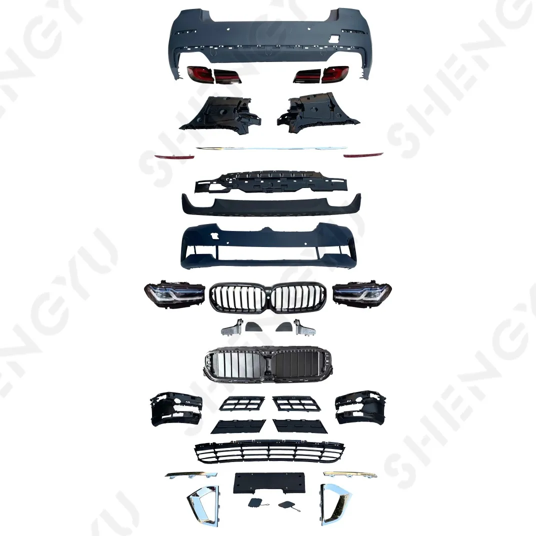 

Factory Hot Selling Body Kit Contain Front and Rear Bumper with Grille and Auto Lamps for 5 Series G30 18-20 to 21-23 LCI LU