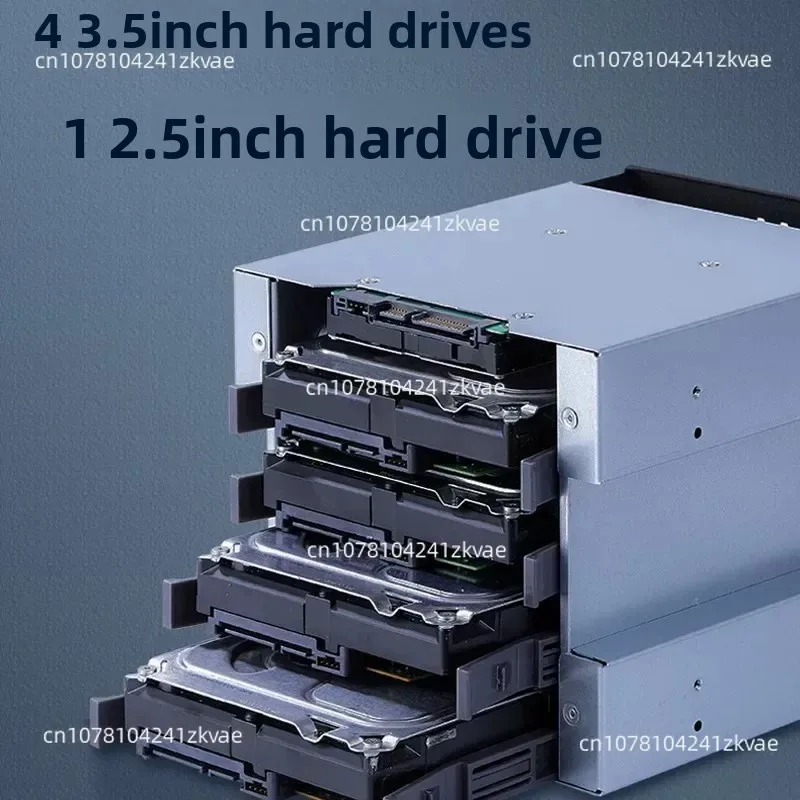 4-Bay Large Capacity HDD Hard Drive Cage Rack 5 Inch 3 X Optical Drive Bays To 3.5 Inch SAS SATA Hard Drive Tray Caddy