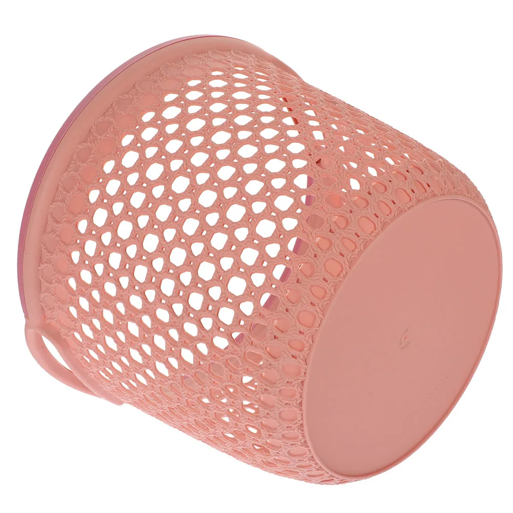 Hamper With Handle Large Capacity Hollow Design Pp Material Clothes Storage For Bedroom Bathroom Room Reusable Laundry Basket