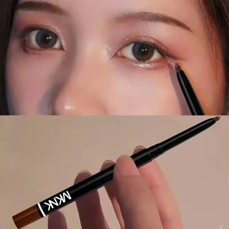 Prodotti di bellezza penna per Eyeliner con colla automatica impermeabile e resistente al sudore sdraiato penna per baco da seta penna per Eyeliner con punta dura