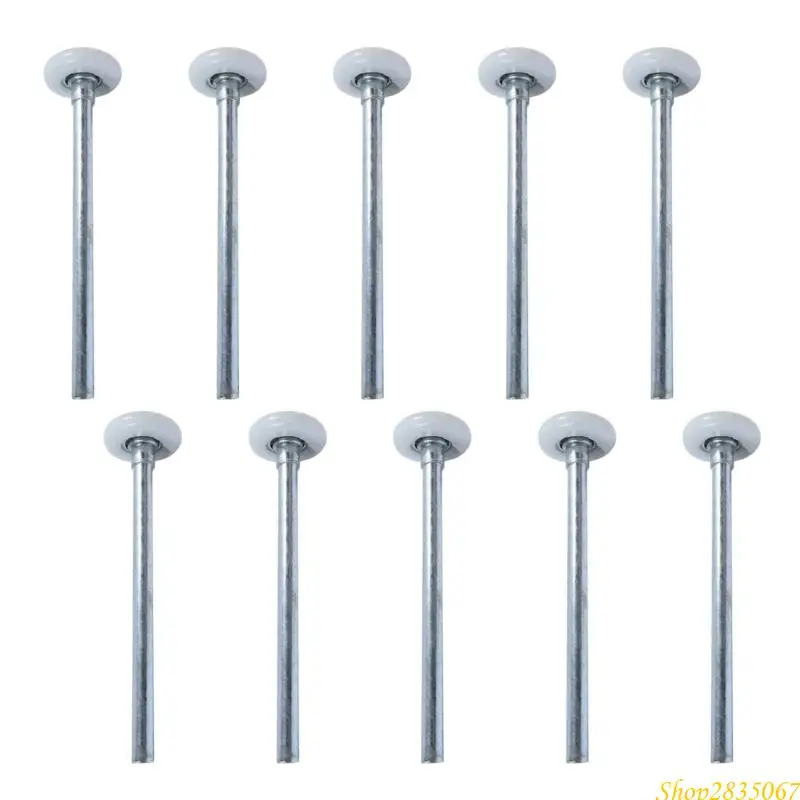Flexible Synthetic Fiber Garage Door Roller Including Metal Support High Load Bearing for Continuous & Quiet Motion 831F