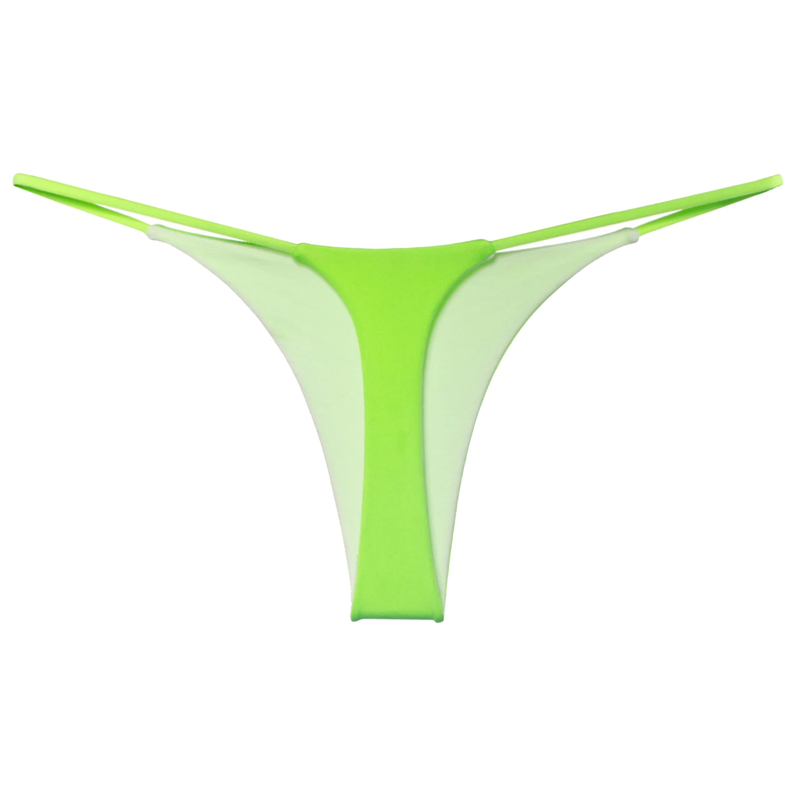 Tanga de baixo crescimento para mulheres, biquíni de praia, roupa de banho, discreto, t-back, banhos de sol