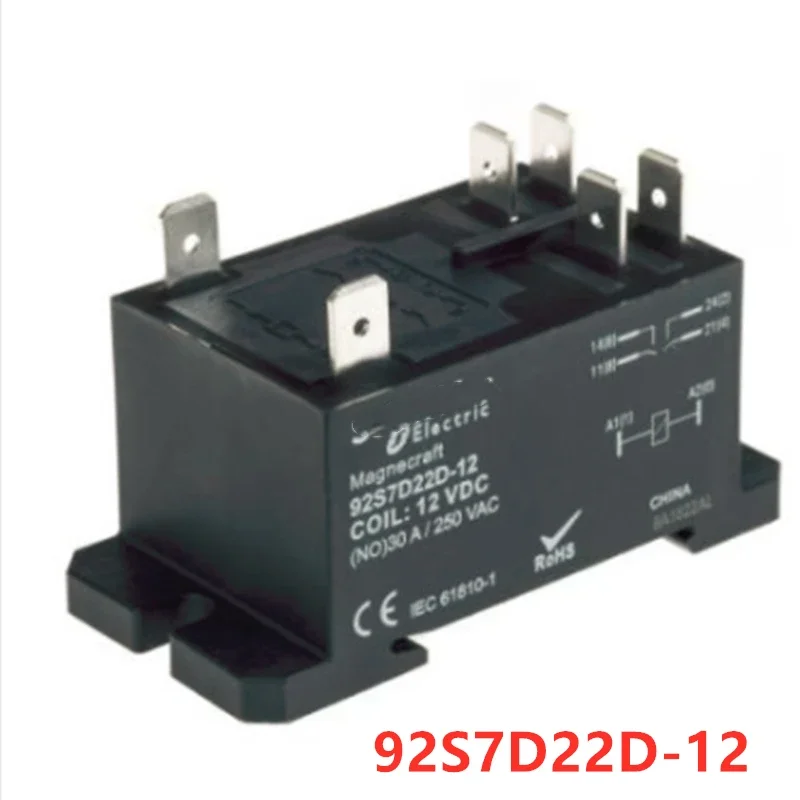 10pcs Intermediate Relay 12V DC Coil Voltage 92S7D22D-12