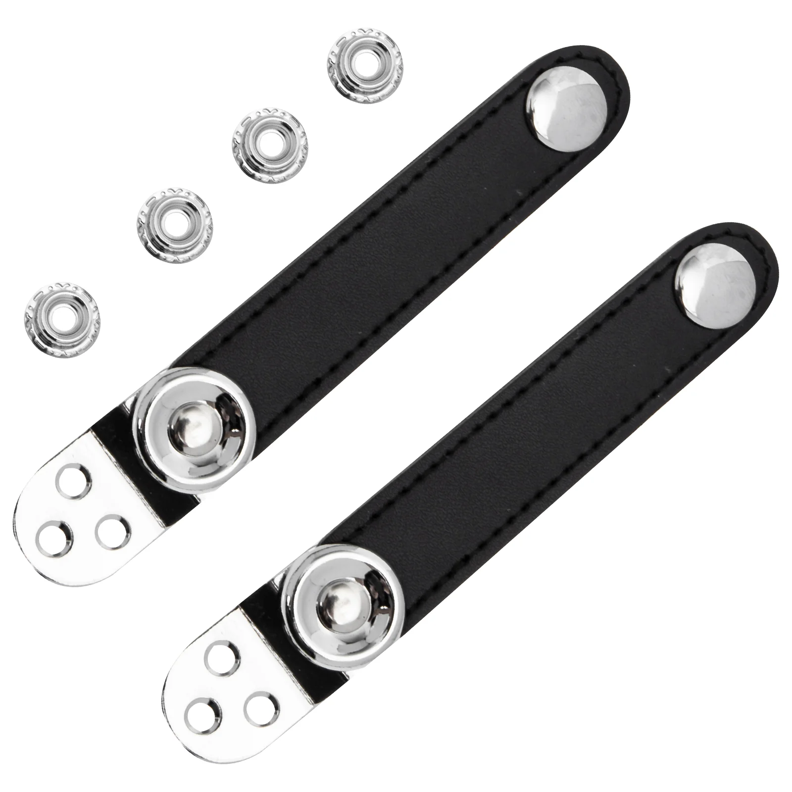 Accordion Strap Bellows Buckle Belt Component Supply Parts Cowhide Black Universal Common Accessories Child