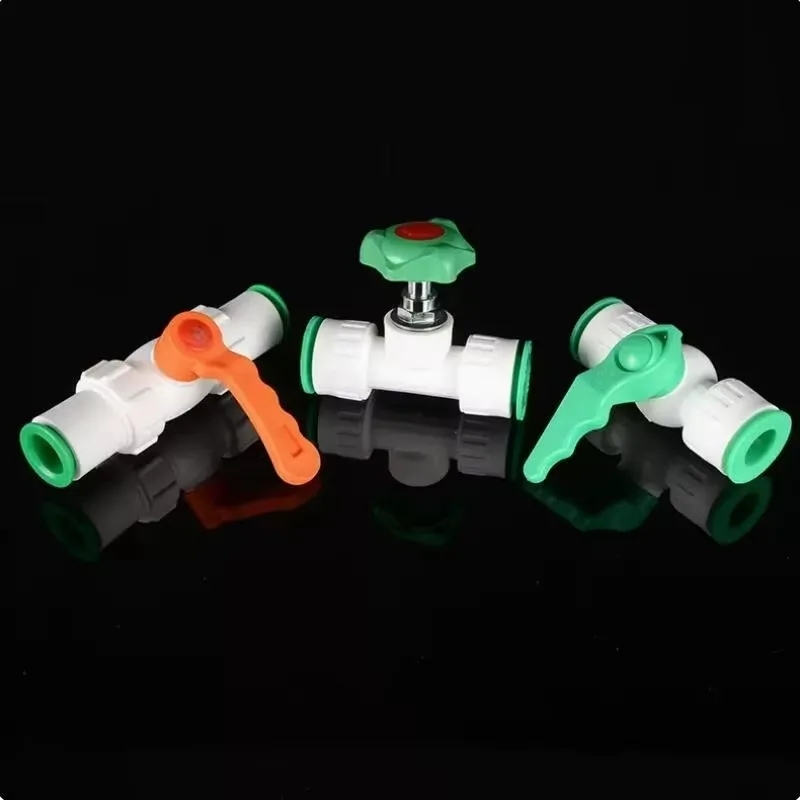 4mm 6mm 1-inch No-Heat-Melt PPR Pipe Valve Union Quick-Connect Plug Stop Valve Switch
