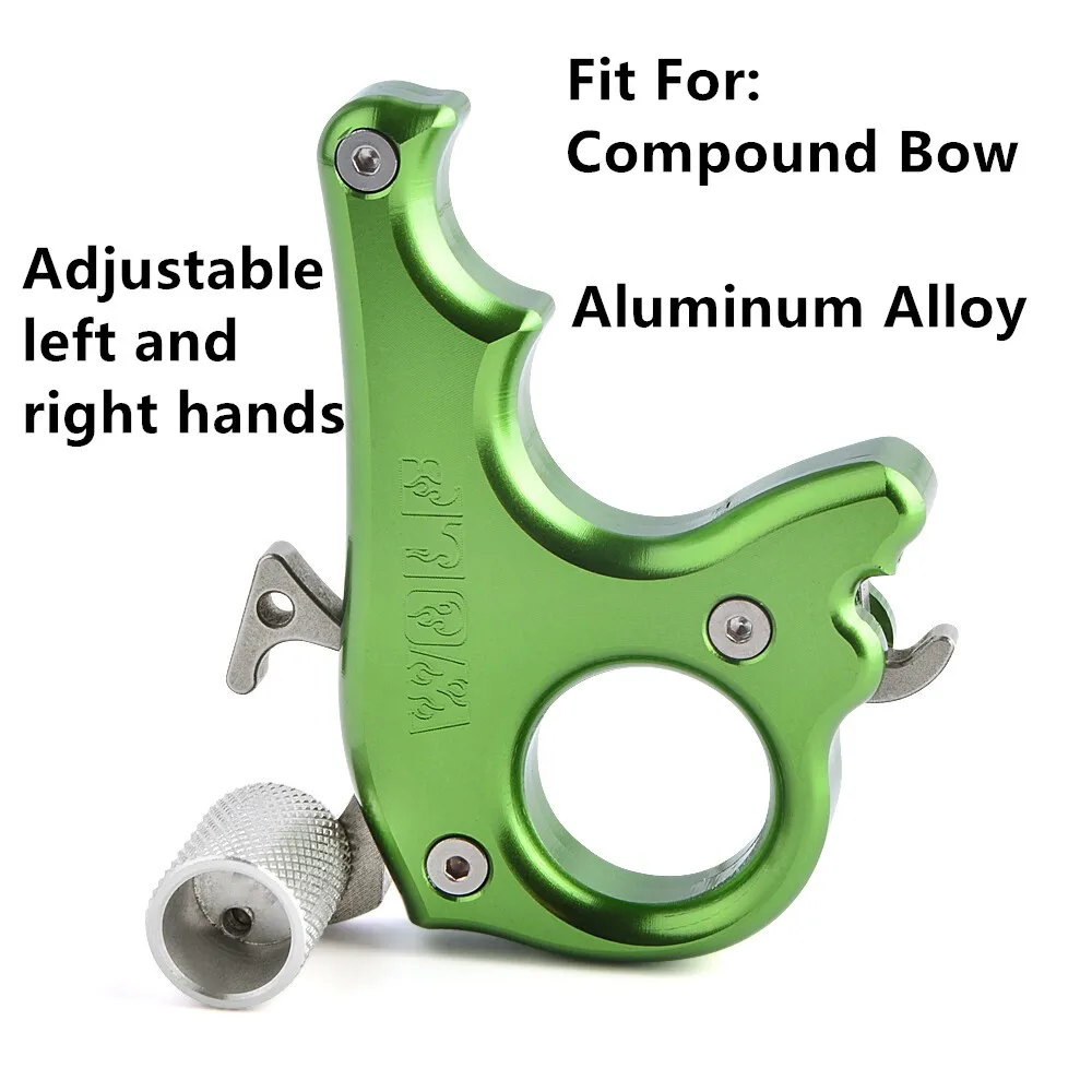 Arco compuesto para caza con gatillo 3 dedos y pinza de pulgar - imagen 4