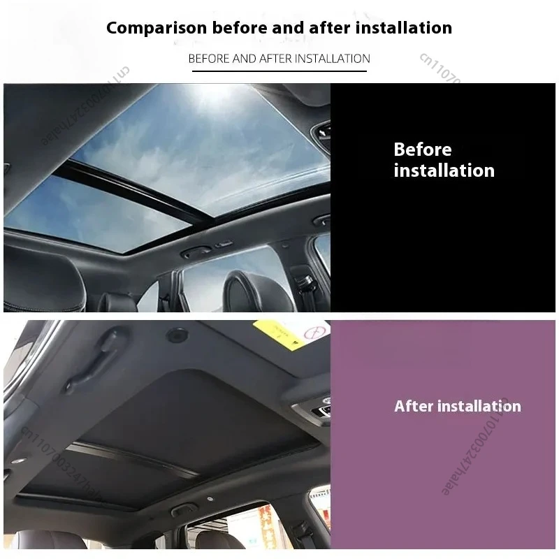 Sunroof Sunshade Ice Cloth Car Roof Glass Skylight Heat Insulation Sun Shade For BYD Sealion 6 SEAL U 2025 Interior Accessories