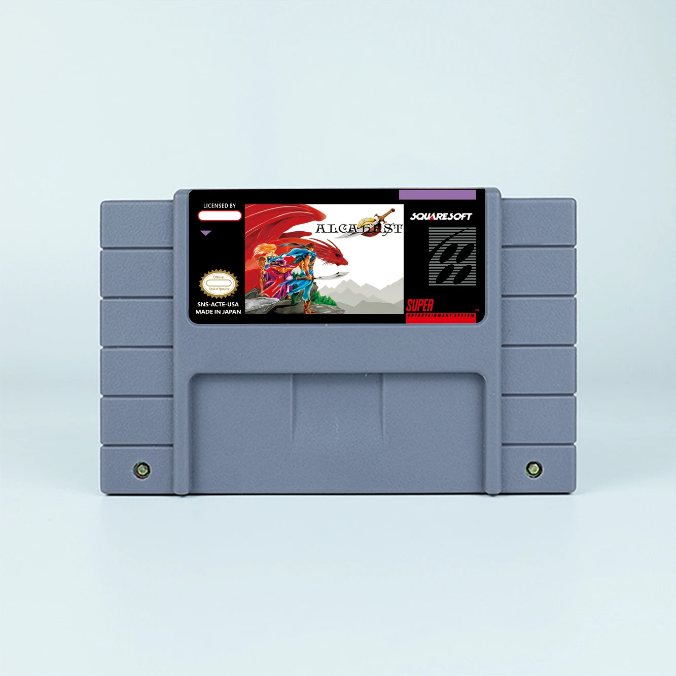 Alcahest-Jeu d'action pour console Nintendo SNES, carte de jeu 16 bits, version USA NTSC