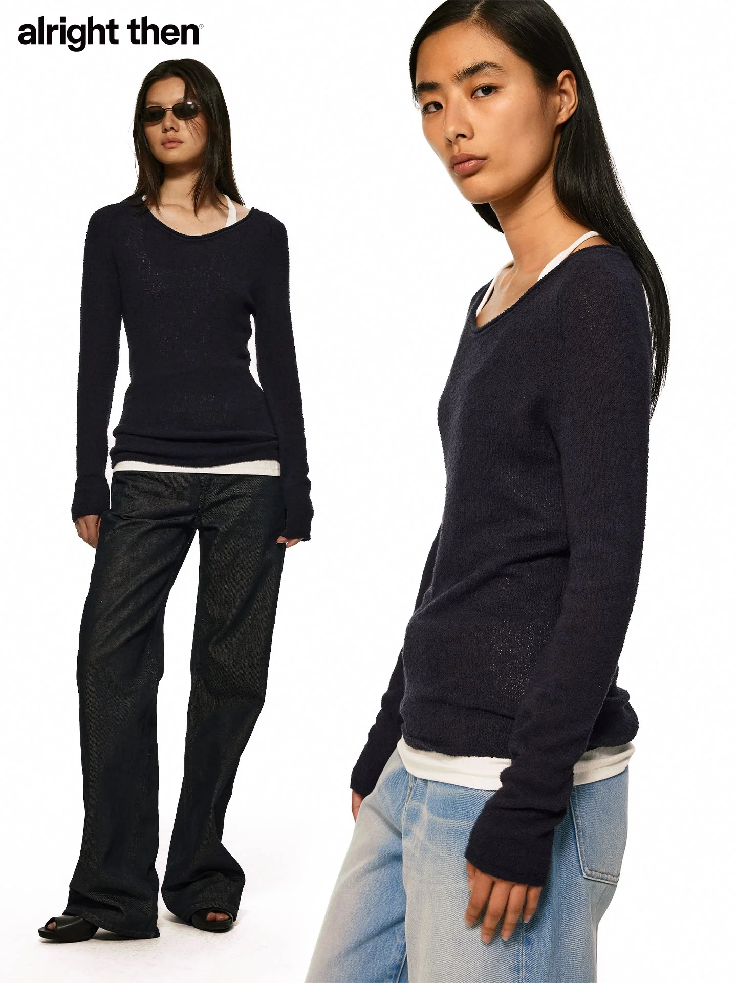 

00% Cotton round Ne T-irt Women's Knitted Base irt oulder Sve Insertion Loose Fit Casual Top Breathable Skin-Frie...