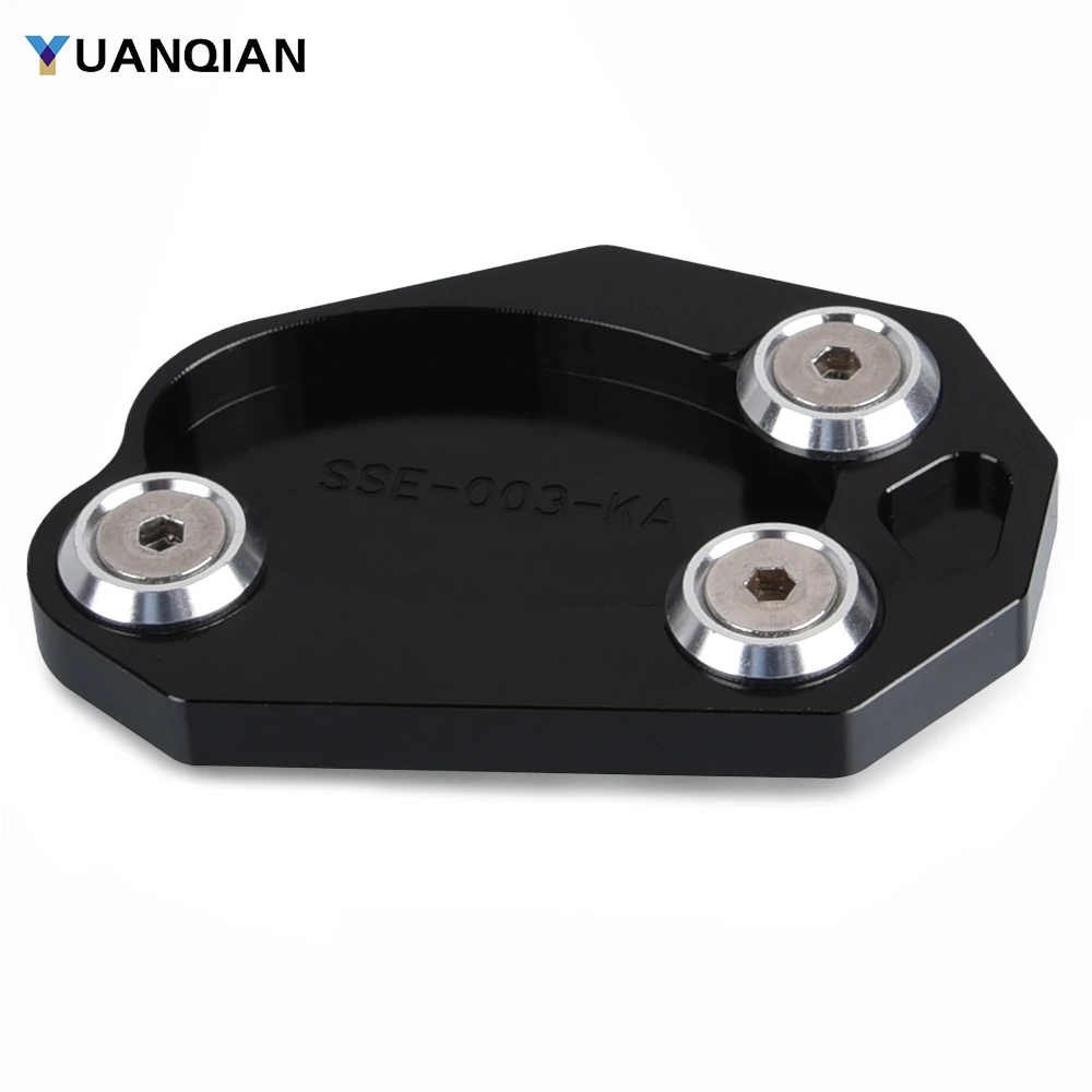 For Kawasaki Versys 650 Versys650 2006 2007 2008 2009 Motorcycle Accessories Kickstand Side Stand Pad Enlarger Extension Plate