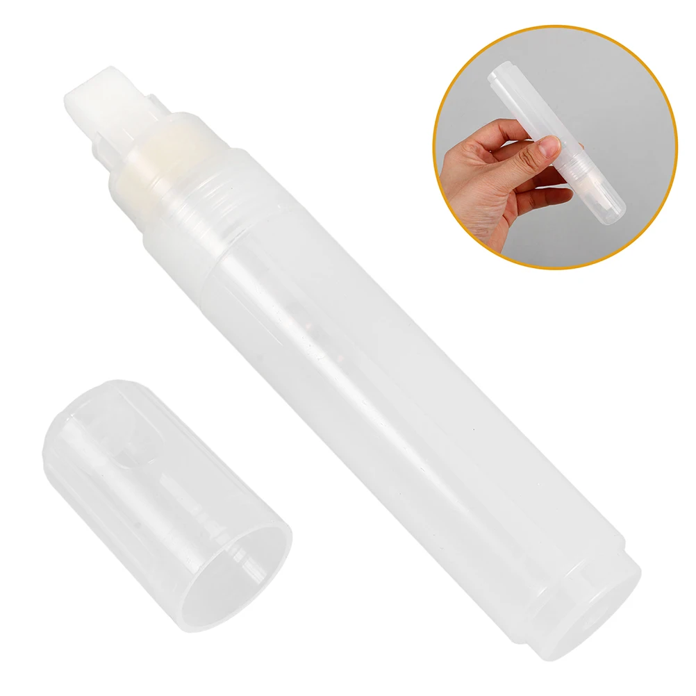 

4 Pcs Marker Accessories Empty Paint Pen Poster Pens Refillable Graffiti Brush Transparent