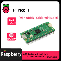 Original Raspberry Pi Pico H (with Official SolderedHeader） RP2040 2mb FLASH
