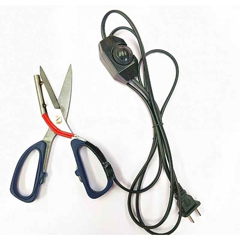Stainless Steel Electric Heating Tailor Scissors Heated Cutting Tool For Fabric Ribbon Cloth Hot Edge Cutting
