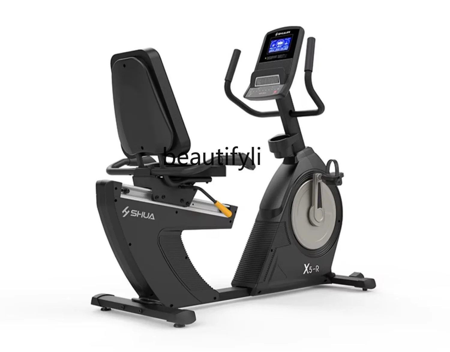 High-end household indoor sports exercise bike pedaling magnetic control sports horizontal bicycle