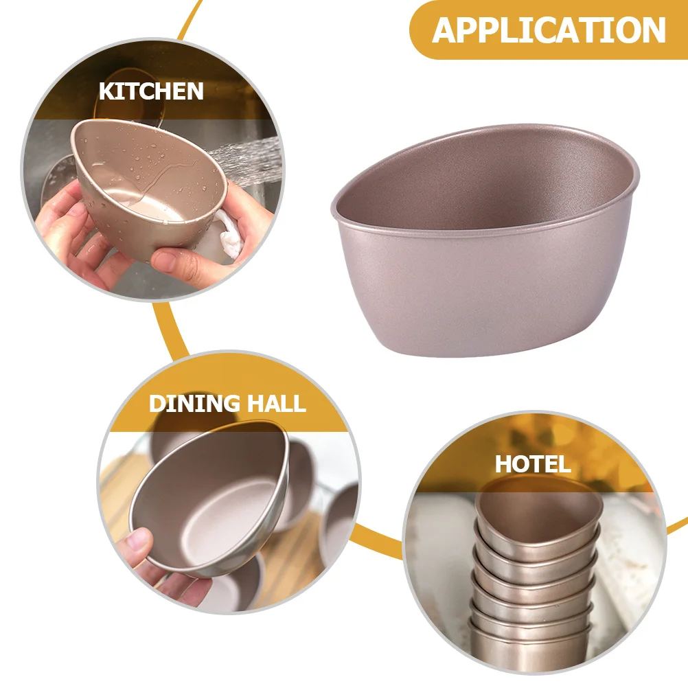 

2pcs Steamed Egg Bowl Carbon Steel Kitchen Steaming Container Multi-Function Egg Steamer Bowl For Cooking Tamales Fish