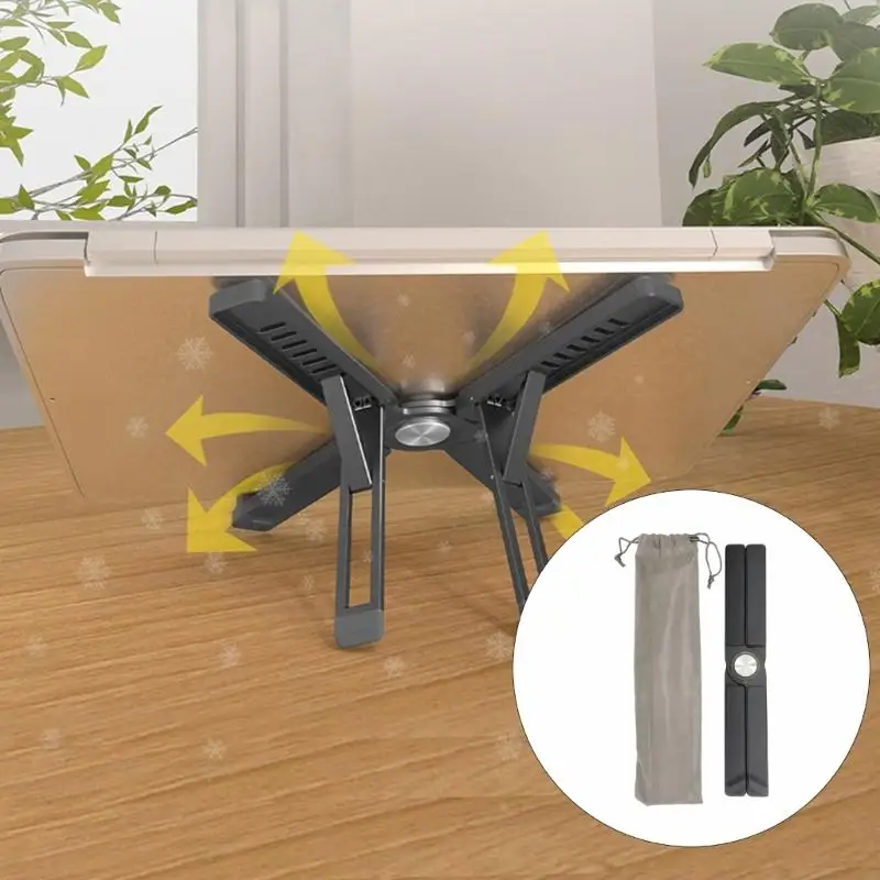 

Подставка для ноутбука для стола Эргономичная складная подставка для компьютера Подставка с регулируемой высотой для совместной