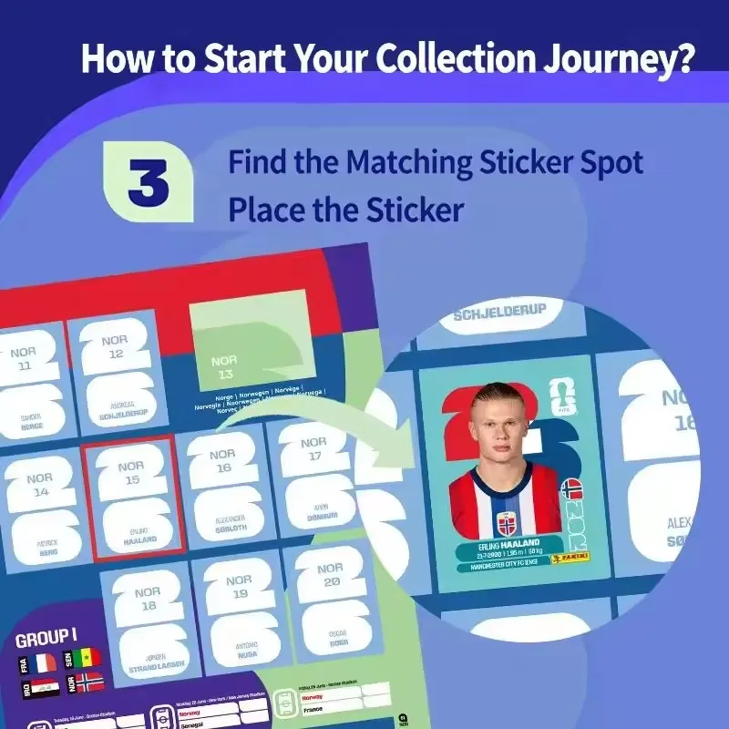 In Stock Panini 2026 FIFA World Cup Sticker Pack Panini Soccer Card Panini Cards Soccer Memorabilia Collection Football Cards view 6