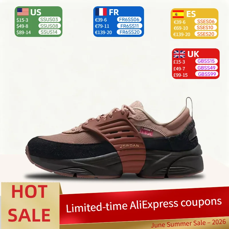

Nike Jordantrunner o/s Retro Fashionable Versatile Comfortable Soft Cushioned Low-top Running Shoes for Men Brown IQ1113-270