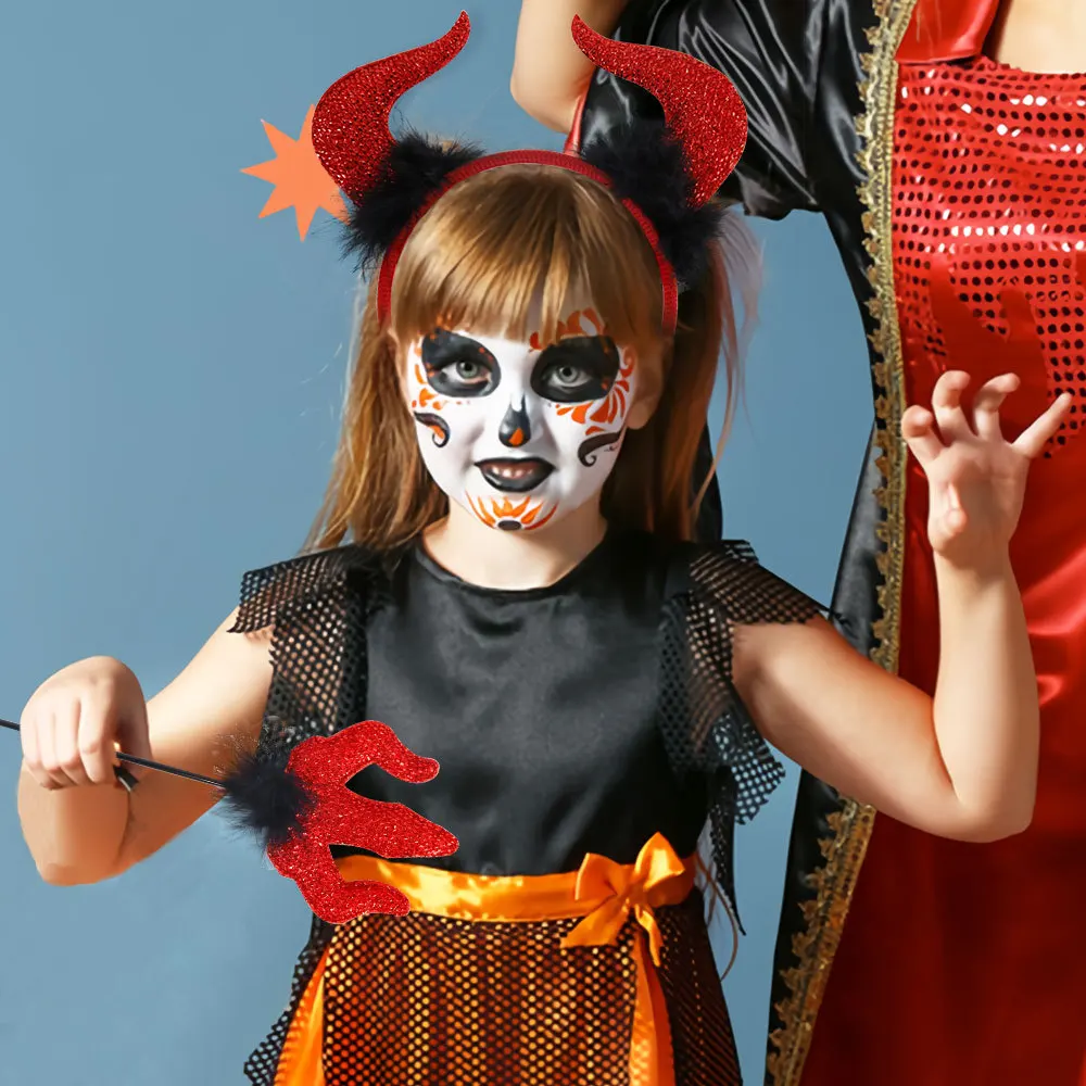 Disfraz de bruja naranja con sombrero para niñas, vestido de fiesta de carnaval, ropa de bruja infantil, vestidos de fantasía para niños