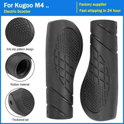 1Pair Waterproof Rubber Handlebar Cover for Kugoo M4 Electric Scooter Anti-slip Handle Grips Replacement Riding Accessories