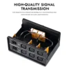 Nobsound Mini 3 Weg Audio Mechanische Switcher XLR Ausgewogene Passive Selector Stereo 1(3)-IN-3(1)-Splitter Box 6