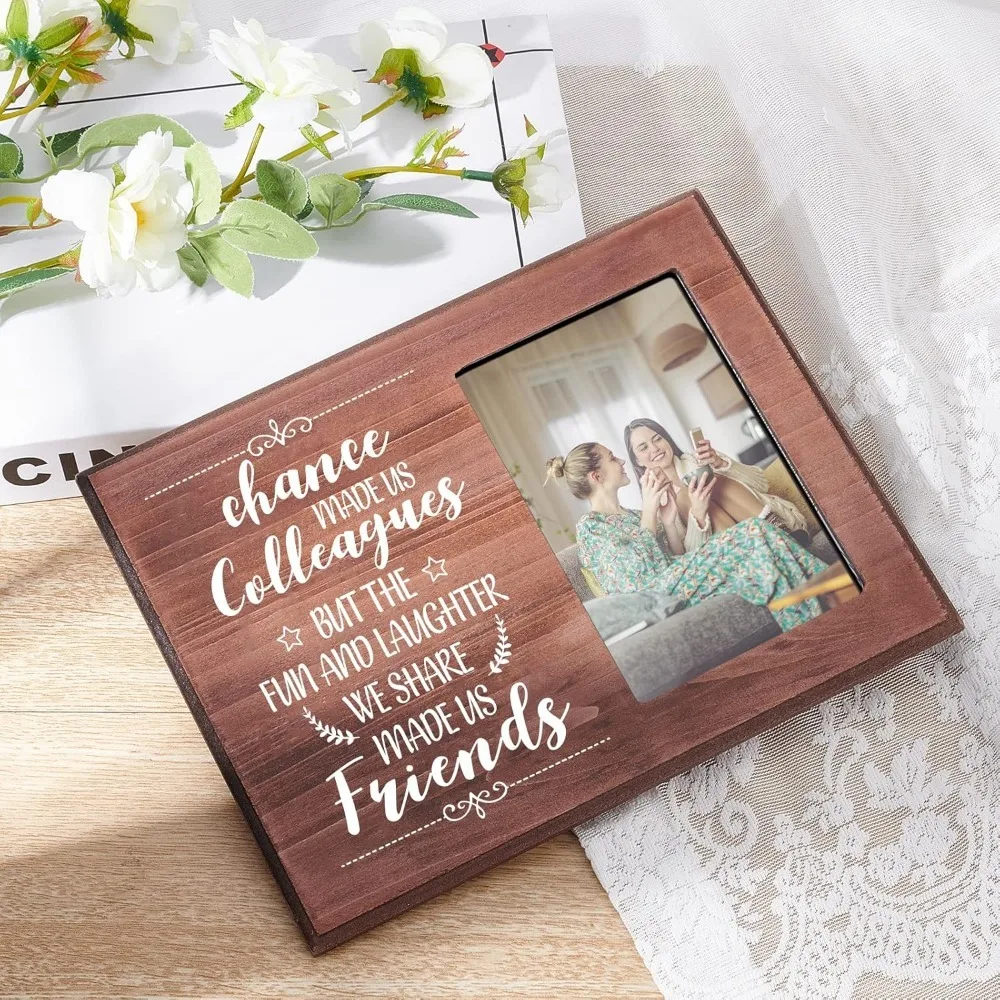 Bild 7: Chance Made Us Colleagues Bester Kollegen-Fotorahmen, Geschenk, 10,2 x 15,2 cm, Ausgehen, Bilderrahmen, Ruhestandsgeschenk, Abschiedsgeschenk